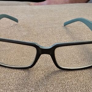 Stylish Black and Blue Glasses